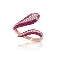 Anillo Gianni Carità Mujer Positano in Oro Diamante 0.34 Ct FA2831/ORR - FA2831/ORR